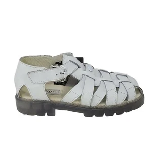 Sandalia Lugz AARON II YAWII Niños Cuero Blanco De Colección Hebilla Ajustable Talla 3 Y - Imagen 1 de 12