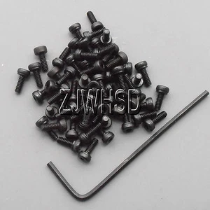 50pcs M2 x 5 Allen Hex Socket Cap Head Screw Ultra Hard Alloy Steel Bolt + Key - Picture 1 of 1