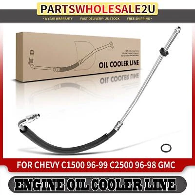 Manguera de enfriador de aceite para Chevrolet C2500 1996-1998 GMC C1500 1996-1999 V8 5,0 L entrada Foto 1 de 4
