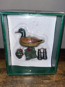 Dept. Department 56 Pastimes Ornament, Duck Hunting, 1999, New in box. 4 in 1 - Picture 1 of 2