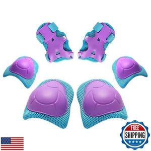 Kids/Youth Knee Pad Elbow Wrist Pads Guards Protective Gear Set, for Roller S - Picture 1 of 5