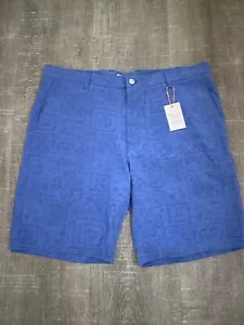 Peter Millar Crown Sport Blue Performance Golf Shorts MF23EP03 Men's Sz 38 NWT - Picture 1 of 11