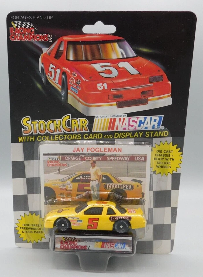 1991 racing champions nascar stock car jay fogleman innkeeper #5 diecast 1/64 - Image 1 of 1