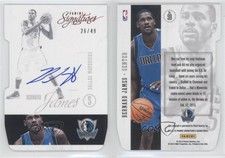 2012-13 Panini Signatures Red Die-Cut /49 Bernard James #59 Rookie Auto RC