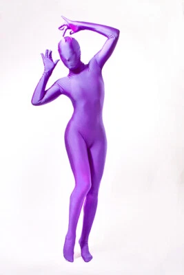 Lycra Ganzanzug Catsuit mit abnehmbarer Haube. - Bild 1 von 4