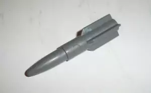 Juego de defensa antimisiles GI JOE 1984 de colección parte pequeño misil gris - Imagen 1 de 3