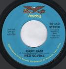 Red Sovine Teddy Bear 7" Vinyl Usa Starday 1976 Blue Label In Generic Sleeve