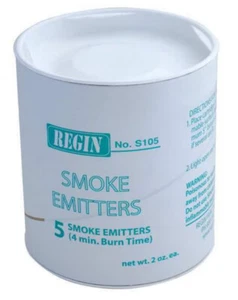 Regin S105 Smoke Emitter Cartridge, 5-pk, 4 minute, 2500 cu ft. FREE SHIPPING! - Picture 1 of 2