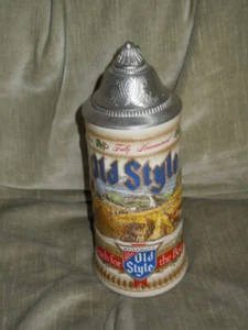 Gerz  OLD STYLE Heileman's German Beer Stein  West Germany 1988 #001474 94% Zin - Picture 1 of 10