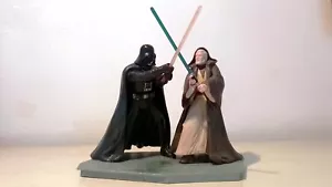 STAR WARS Silver Anniversary OBI-WAN KENOBI VS DARTH VADER DUELLO FINALE - Foto 1 di 3