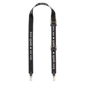 Kate Spade Logo Webbing Bag Strap black and white - Bild 1 von 8