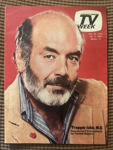 Dec 30 1979 Chicago Tribune TV Week PERNELL ROBERTS-TRAPPER JOHN MD - Picture 1 of 2