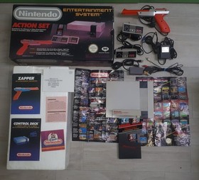 Nintendo NES ACTION SET Versione Italiana GIG COMPLETA Gioco, Manuali, Libretto