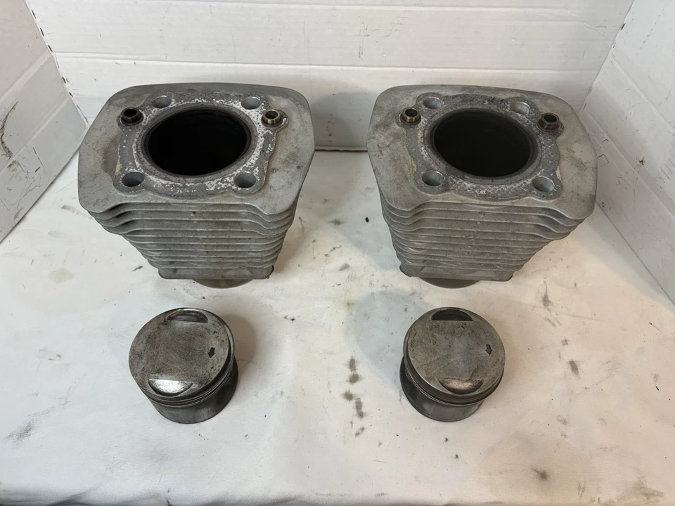 1991 - 2003 HARLEY SPORTSTER XL883 OEM CYLINDER JUGS BARRELS & PISTONS SP1 - Image 1 of 4