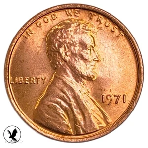 1971 DDO Lincoln Cent FS-1971-101 NUMIS Exact Coin, High Mint State AND RED - Picture 1 of 10