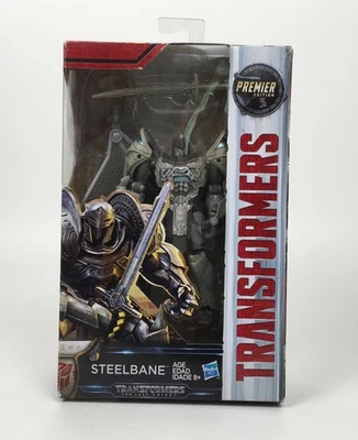 Figura de acción Hasbro Transformers The Last Knight Steelbane Deluxe completa Foto 1 de 4