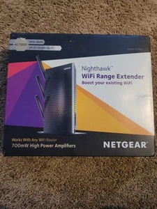 NETGEAR Nighthawk AC1900 EX6400 WiFi Range Extender slightly used - Afbeelding 1 van 6