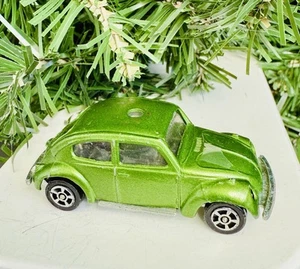 Vintage 1973 Corgi Juniors Whizz Wheels ‘69 Volkswagen VW 1300 Beetle Bug Green - Picture 1 of 6