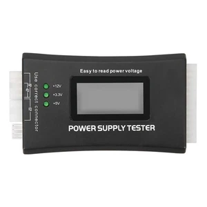 PC 20/24 Pin 4 PSU ATX BTX ITX SATA HDD Power Supply LCD Digital Tester Meter A - Picture 1 of 12