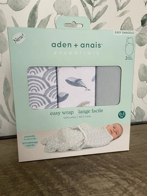 aden + anais essentials Easy Swaddle Wrap 3-pack. - Image 1 of 2