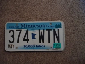MINNESOTA 10000 LAKES LICENSE PLATE BUY ALL STATES HERE FREE SHIPPING - Picture 1 of 1