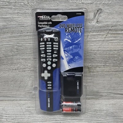 Mad Catz DVD 2 PS2 Remote and Receiver Dongle for PlayStation 2 Cats NOS - Image 1 of 4