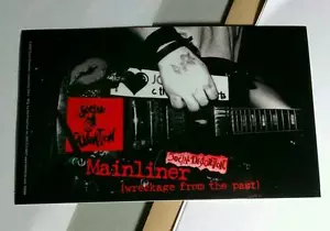 ESTUCHE PEGATINA DE TABLERO DE GUITARRA PRINCIPAL DE DISTORSIÓN SOCIAL DEL PASADO - Imagen 1 de 1
