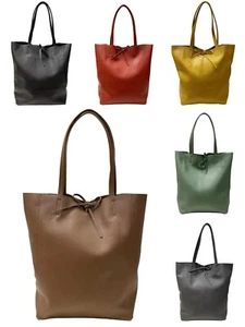 Leather bag shopper XL shoulder bag bag bag made of real leather - Picture 1 of 29