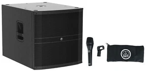 Mackie DRM18S-P 18" 2000w Pro Passive Live Sound DJ PA Subwoofer Sub+AKG Mic - Picture 1 of 12
