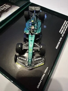 Sebastian Vettel ASTON MARTIN AMR22 ULTIMA GARA ABU DHABI 2022 1/43 LTD ED 105 PEZZI - Foto 1 di 10