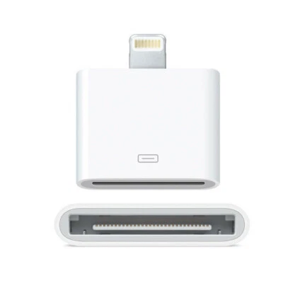 Adattatore convertitore da 30 pin a 8 pin per caricatore Apple iPhone 4 5 6 6s 7 iPad - Immagine 1 di 4
