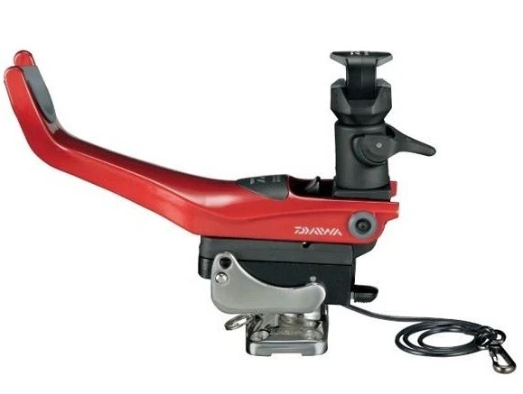 DAIWA Soporte Eléctrico Sokko Rojo Bote Rod Keeper Acero Inoxidable Barco Base Set Foto 1 de 4