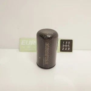 Rare Vintage 1990's Eurostar ER-8 Real Carbon Fiber Shiftknob 12mm Black Japan - Picture 1 of 10