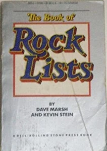 The Book of Rock Lists Mass Market Paperbound Kevin, Marsh, Dave - Picture 1 of 2