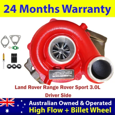 Turbocargador de alto flujo GEN1 para Land Rover Range Rover Sport 3,0 L lado del conductor Foto 1 de 4