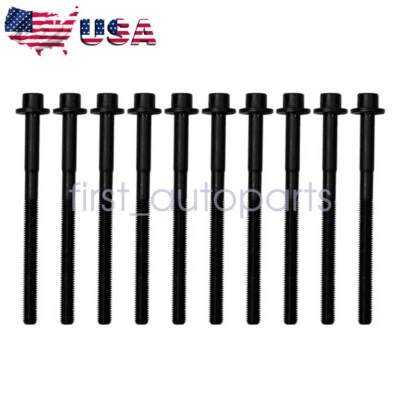 Kit de pernos de cabeza HBK195 para Hyundai Kia Accent Forte Koup 2012-19 1,6 L DOHC 16v 10X Foto 1 de 4