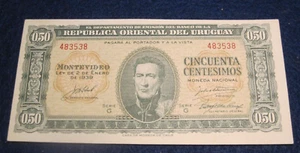 Republica Oriental Del Uruguay - 0.50 Centesimos Crisp Cond. Series G. 483538 - Bild 1 von 4