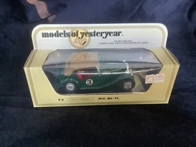 Matchbox Models of Yesteryear 1945 MG-TC Y-8- New in box, 1978 Lesney made in UK - Image 1 of 4