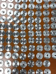 W M BERG STAINLESS STEEL CLUSTER SPUR GEAR 48 PITCH 100/25 TEETH 1/4" BORE LOOK - Picture 1 of 12