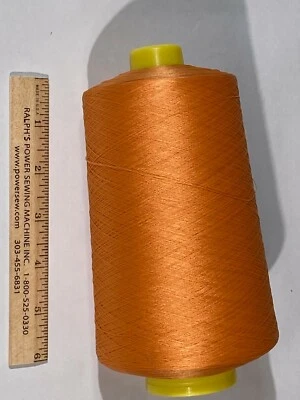 A&E Wildcat Plus Tex-24 Polyester Serger Thread 16oz Cone Burnt Orange 32604 - Image 1 of 2
