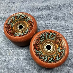 2 Vintage OG Santa Cruz Big Slime Balls Skateboard Rollen 65mm 95a - Bild 1 von 7