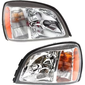 New Halogen Head Lamp Assembly Left & Right Fits 2004-05 Cadillac Deville Sedan - Bild 1 von 5