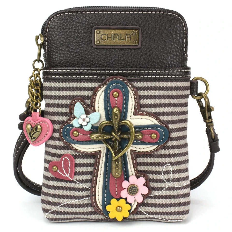 ** Chala Cell Phone Crossbody Bag - Darling Cross Design