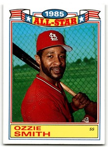 1986 TOPPS GLOSSY ALL-STARS OZZIE SMITH ST. LOUIS CARDINALS #16