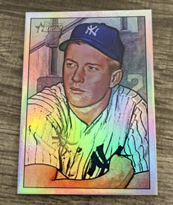 2007 Bowman Heritage S.P Chrome Foil #7 Mickey Mantle, New York Yankees - MINT!!