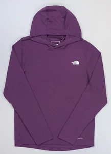 Men's The North Face Standard Fit Lightweight Flashdry Purple Hooded Shirt - Picture 1 of 1