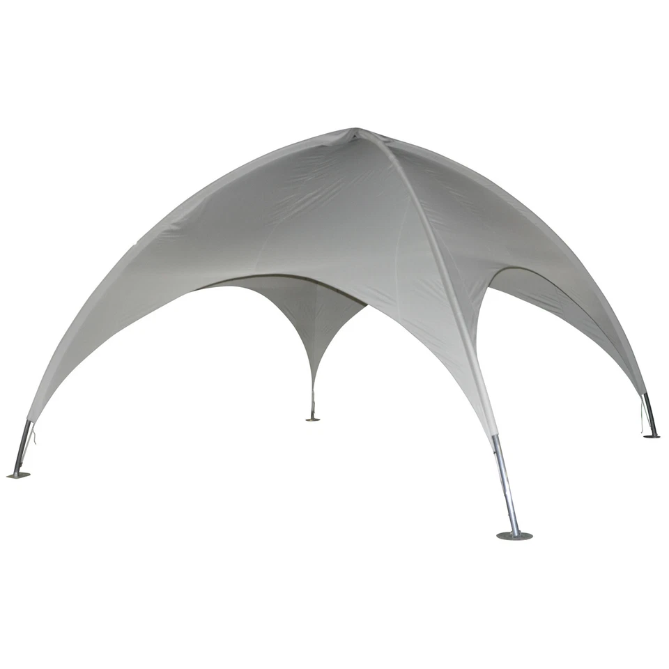 LECO 500x500x350mm Garten Kuppelzelt - Lichtgrau (15100114)