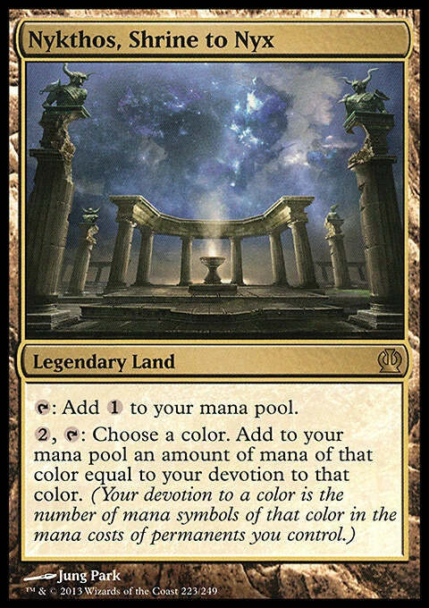 MTG Magic the Gathering Nykthos, Shrine to Nyx (223/260) Theros LP - Image 1 of 1