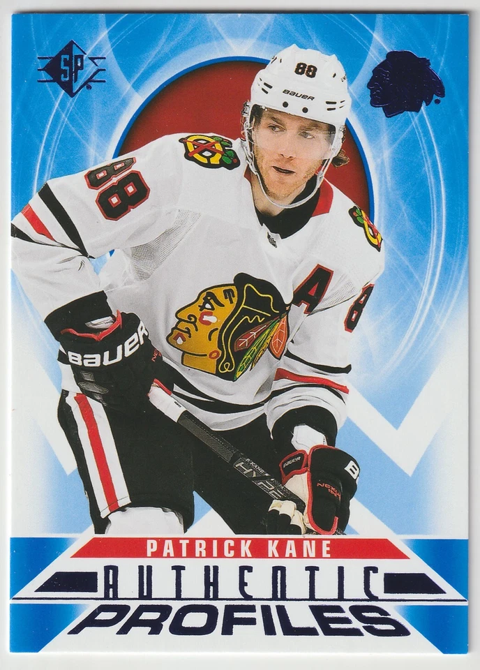 2020-21 SP Patrick Kane Authentic Profiles Blue #AP-16 Chicago Blackhawks - Image 1 of 1