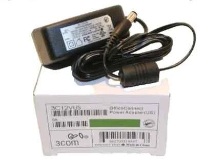 GENUINE 3COM 3C12VUS OEM 3COM FOR OFFICE CONNECT 100/240V  +12V 1A TIP 5.5x2.5 - Image 1 of 4